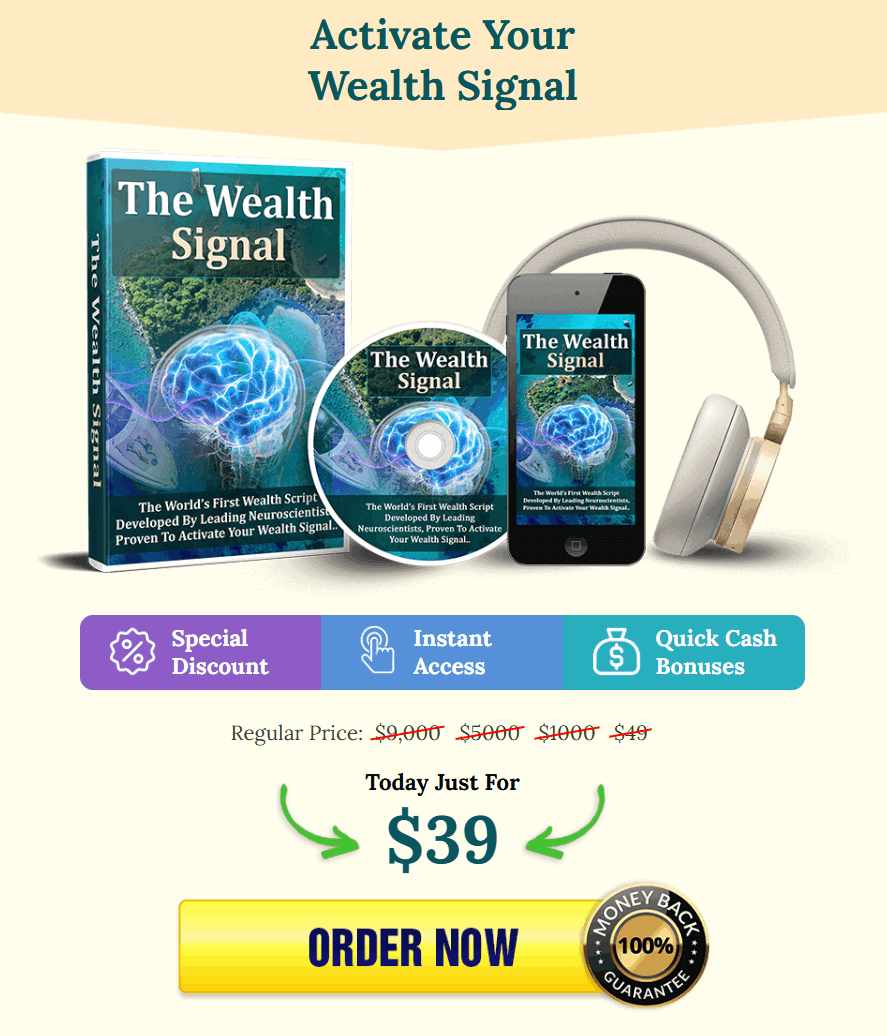 The Wealth Signal Price And Buy Label